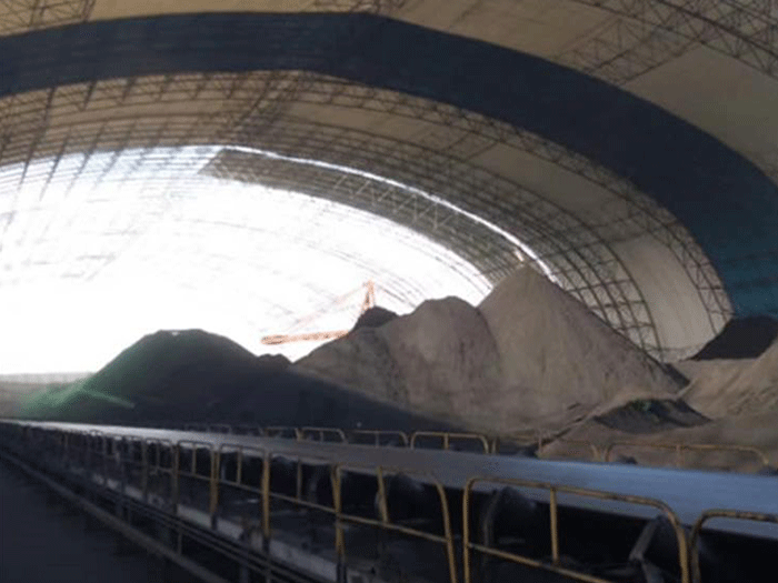 武安煤棚料仓网架